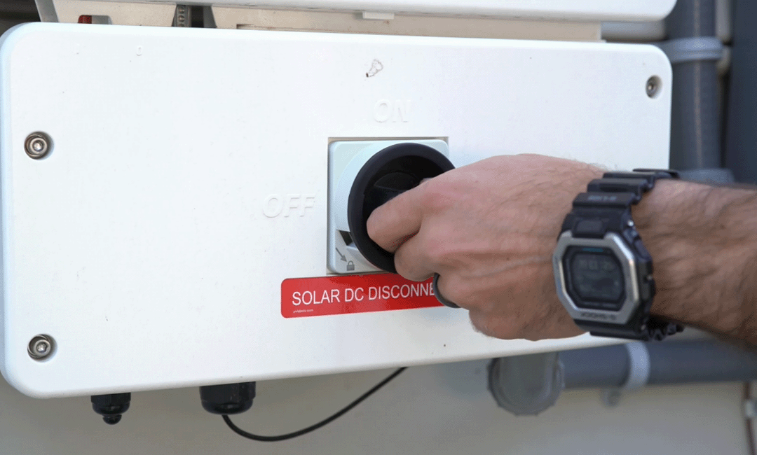 how to turn on your solar edge inverter