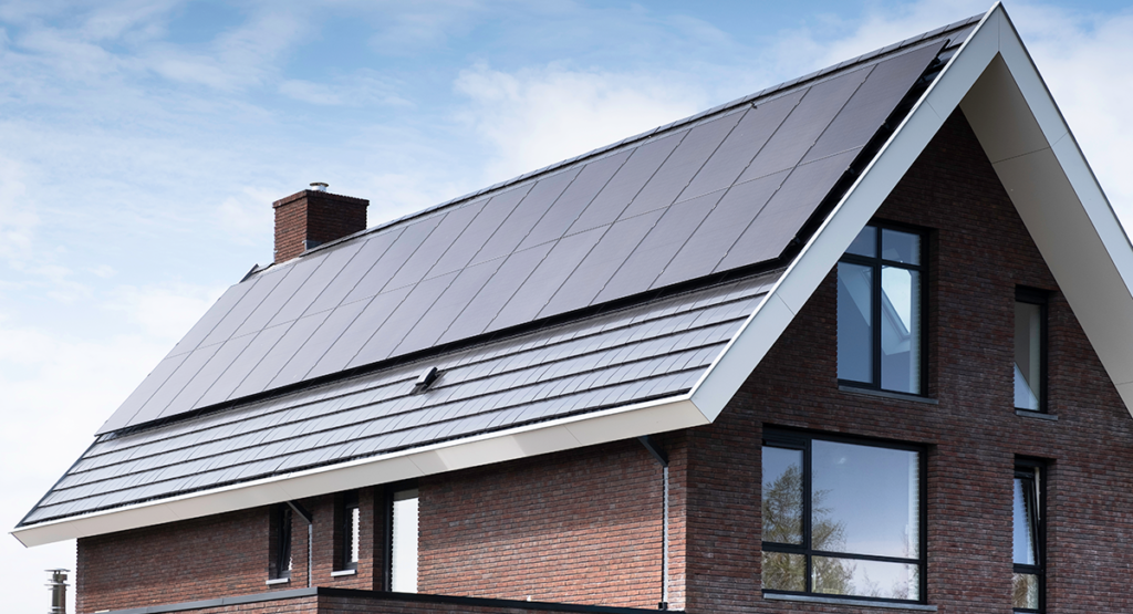 modern solar roof
