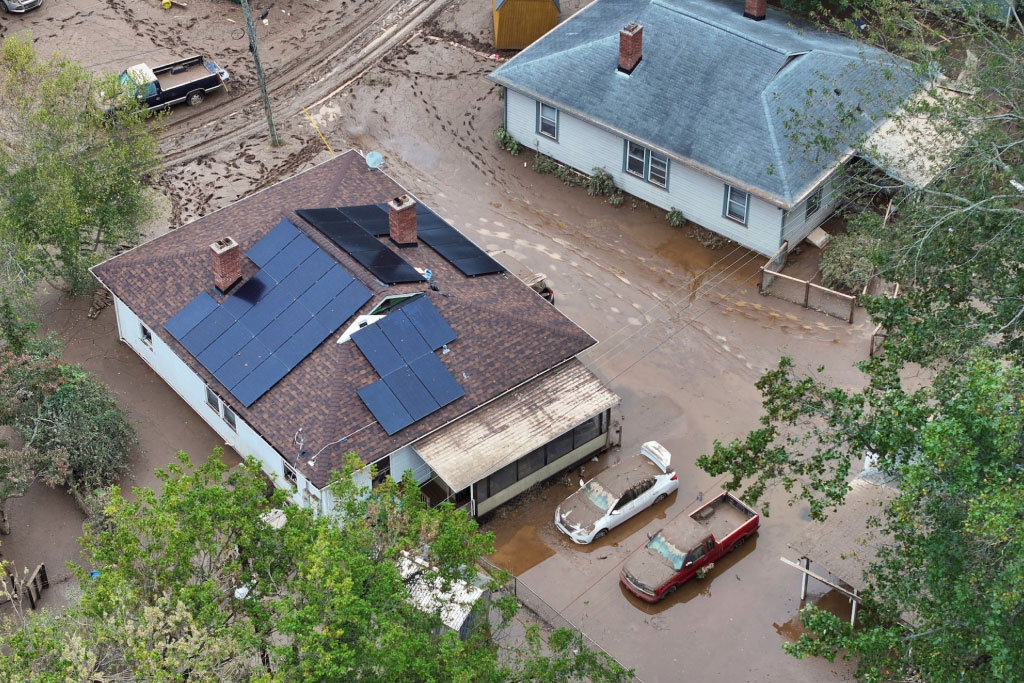 hurricane helene microgrid