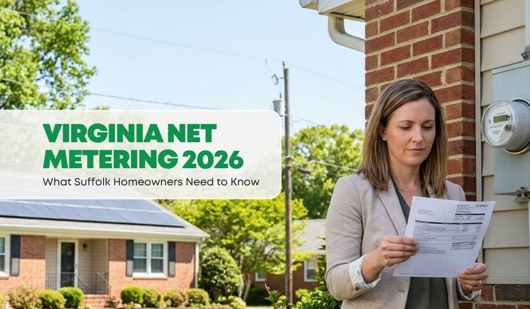 Virginia Net Metering 2026: What Suffolk Homeowners Need to Know | Convert Solar