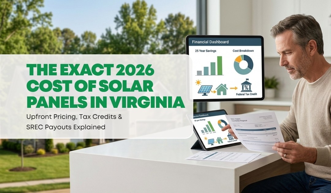 The Exact 2026 Cost of Solar Panels in Virginia Upfront Pricing, Tax Credits, and SREC Payouts Explained - Convert Solar
